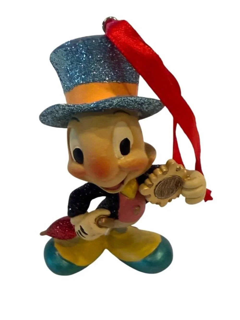 Disney Sketchbook Jiminy Cricket Official Conscience Ornament Hanger Collectible